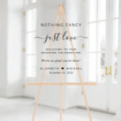 Rien De Fancy Just Love Accueil Mariage