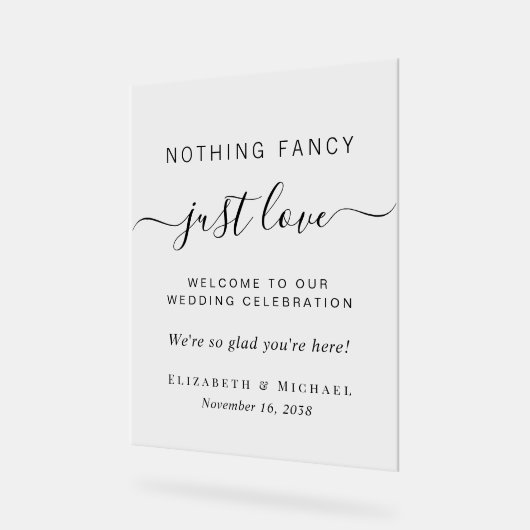 Rien De Fancy Just Love Accueil Mariage (Angle)