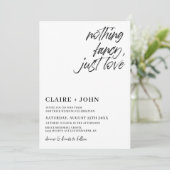 Rien De Fancy Just Love Faire-part de mariage (Debout devant)