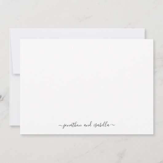 Rien De Fancy Just Love Faire-part de mariage (Dos)