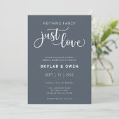 Rien De Fancy Just Love Faire-part de mariage (Debout devant)