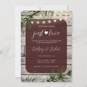 Rien De Fancy Just Love Invitation (Devant)