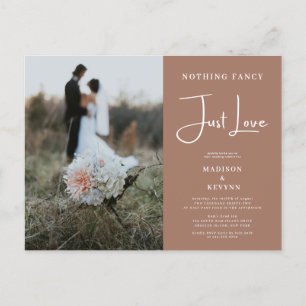 Rien De Fancy Just Love Mocha Mousse Invitation