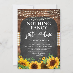 Rien De Fancy Just Love Rustic Faire-part de maria