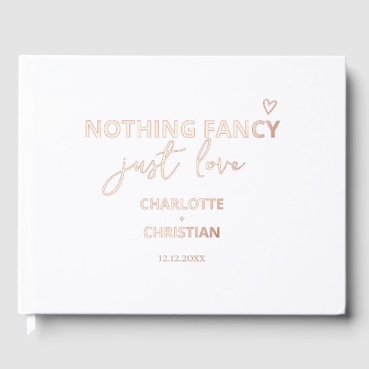 RIEN DE FANCY JUSTE AIMER Mariage Foil (Recto)