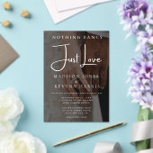 Rien de fantaisie Just Love Photo Faire-part de ma (Insitu (Mariage))