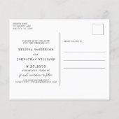 Rien de fantaisie Juste Amour Chien Mariage Carte (Dos)