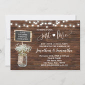 Rien de fantaisie Juste Amour Elopement Invitation (Devant)