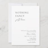 Rien De fantaisie, Juste Amour Faire-part de maria (Devant)