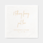 Rien De fantaisie Juste Amour Main Écrit Mariage (Recto)