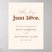 Rien de fantaisie Juste Amour Mariage Affiche de b (Devant)