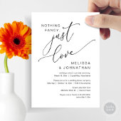 Rien de fantaisiste, juste de l'amour, Invitation 