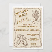 Rien de Fantastique Juste de l'Amour Invitation de (Devant)