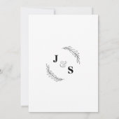 Rien de Fantastique Juste de l'Amour Invitation de (Dos)