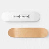 Rien de Personnel Kanji Skateboard (Horz)