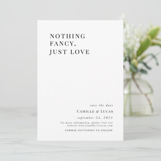 Rien de plus chic qu'une Faire-part de mariage des (Debout devant)