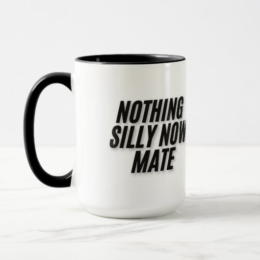 Rien De Silencieux Maintenant Mate Mug (Gauche)