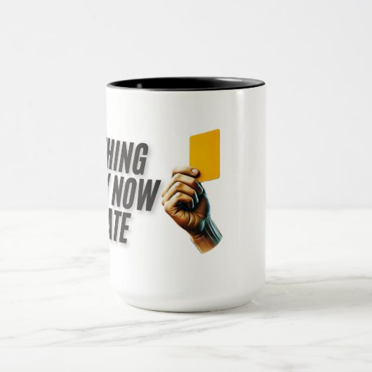 Rien De Silencieux Maintenant Mate Mug (Centre)