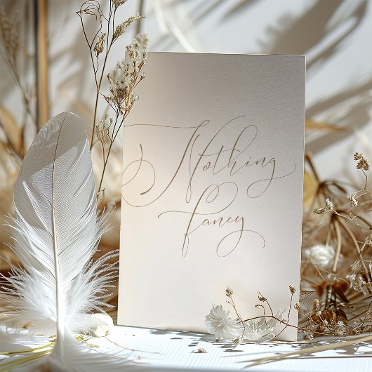 Rien De Simple Faire-part de mariage