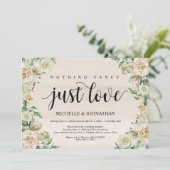 rien de sophistiqué, carte d'invitation de récepti (Debout devant)