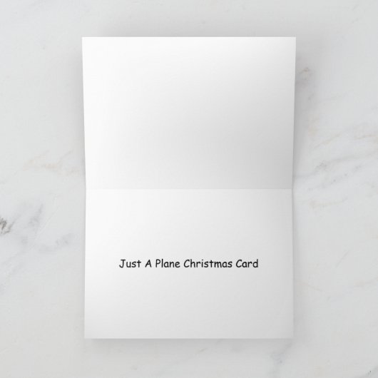 Rien D'Intéressant Ici Juste Une Carte De Noël En (Intérieur)