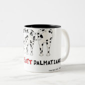 Rien n'aboutent la tasse de Dalmates (Devant droit)