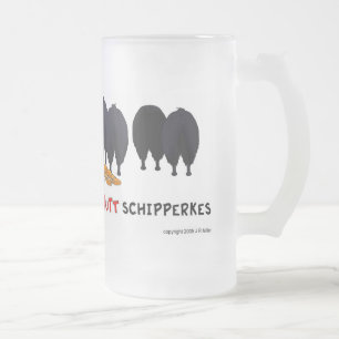 Rien n'aboutent la tasse de Schipperkes