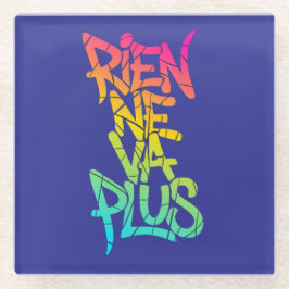 Rien ne va plus glazen onderzetter