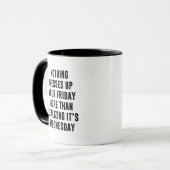 Rien N'Empêche Votre Mug De Café Vendredi (Devant gauche)
