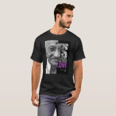 Rien N'Est Impossible Ghandi, T-shirt noir (Devant entier)