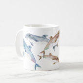 Rien n'est Swimpossible Dolphins sur Mug (Devant gauche)