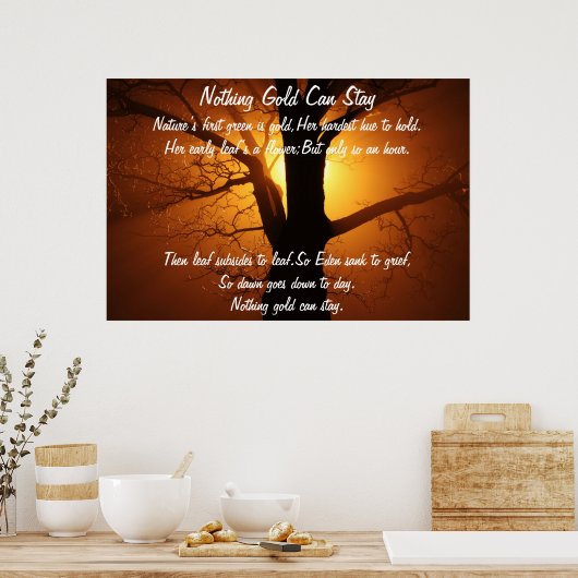 Rien Or ne peut rester Poster (Cuisine)