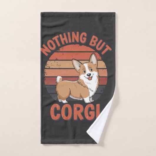 Rien que des Corgi (Serviette à main)