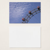 Riesenrad Dans Prater Vienne Autriche (Devant & derrière)