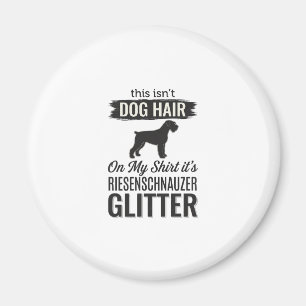 Riesenschnauzer Glitter Grappige Hond Liefhebber O Magneet