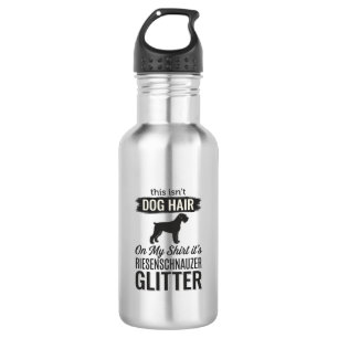 Riesenschnauzer Glitter Grappige Hond Liefhebber O Waterfles