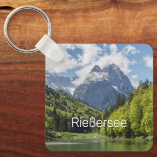 Riessersee Alps Garmisch Partenkirchen Beieren Sleutelhanger