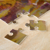 riet in natuur, levendige kleurstofpuzzel legpuzzel (Zijkant)