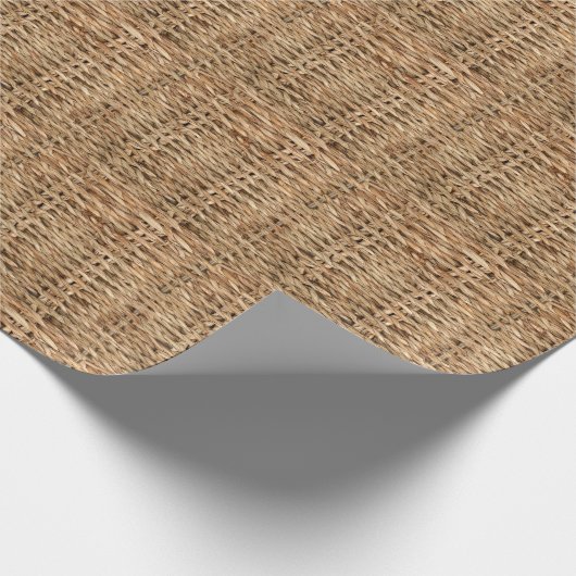 Rieten mand, hoge-resolutie textuur. cadeaupapier (Hoek)