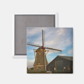 rieten windmolen in Zuid-Holland Magneet (Voorkant / Achterkant)