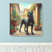 riethoorntje canvas afdruk (Insitu (Houten vloer))