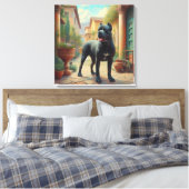 riethoorntje canvas afdruk (Insitu (Slaapkamer))