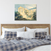 Rievaulx Abbey, Yorkshire, 1798 (m/c) Canvas Afdruk (Insitu (Slaapkamer))