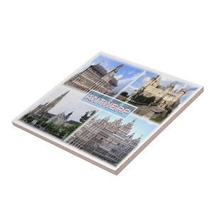 Rif. BE Antwerpen, Stadhuis, Het Steen, Tegeltje