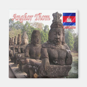 Rif. KH Cambodia, Angkor Thom, Koelkast Magneet