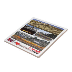 Rif. NP Nepal, Kathmandu, ik hou van, Tegeltje
