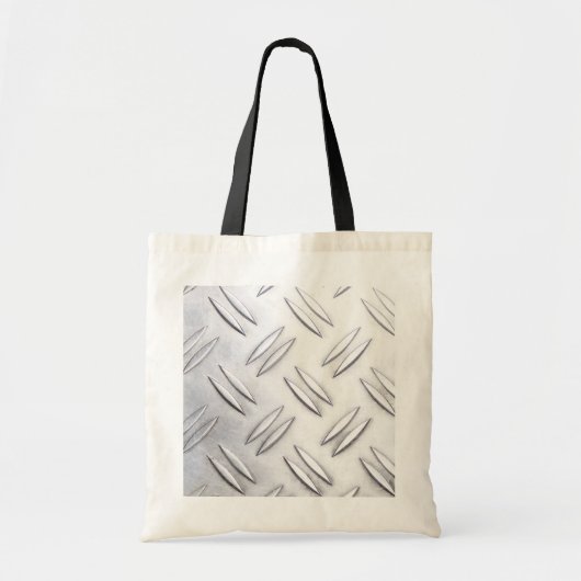 Riffelblech Hintergrund Tote Bag (Voorkant)