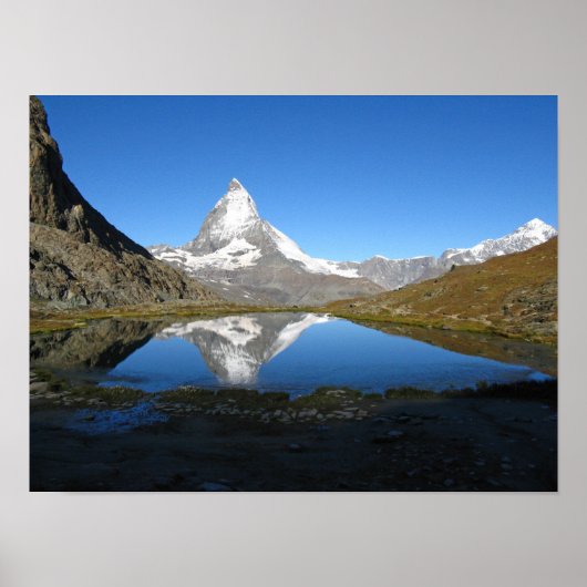 Riffelsee Matterhorn Poster (Voorkant)