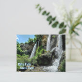 Rifle Falls State Park Briefkaart (Staand voorkant)
