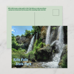 Rifle Falls State Park Briefkaart